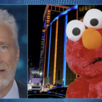 Jon Stewart mercilessly questions Elmo over controversial NBA post